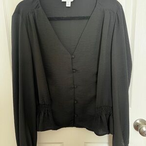 Topshop Black Women's Top